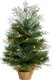 Nearly Natural 2ft. Artificial Christmas Tree in Burlap Base with 35 Warm White LED Lights